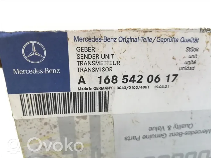 Mercedes-Benz A W168 Polttoainetason anturi A1685420617