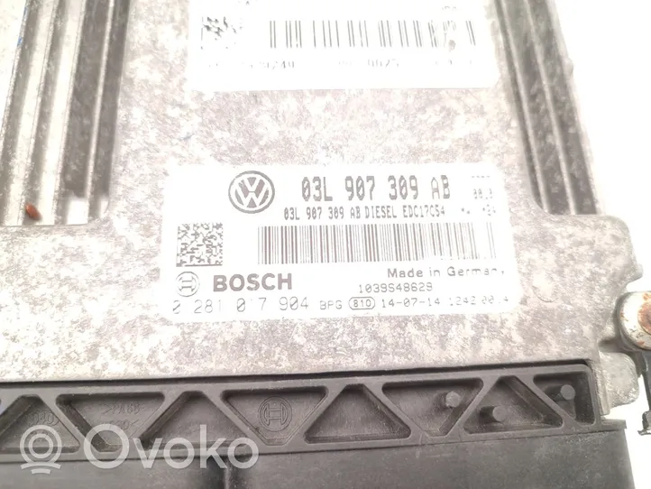 Volkswagen Amarok Moottorin ohjainlaite/moduuli 03L907309AB