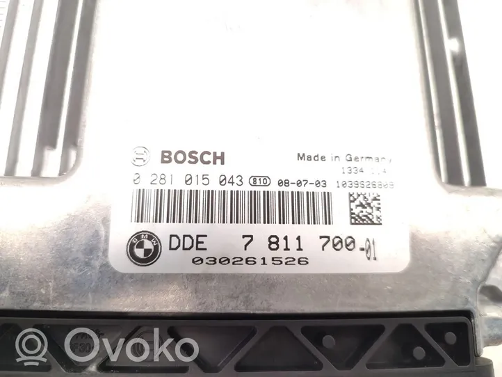 BMW 5 E60 E61 Calculateur moteur ECU 7811700