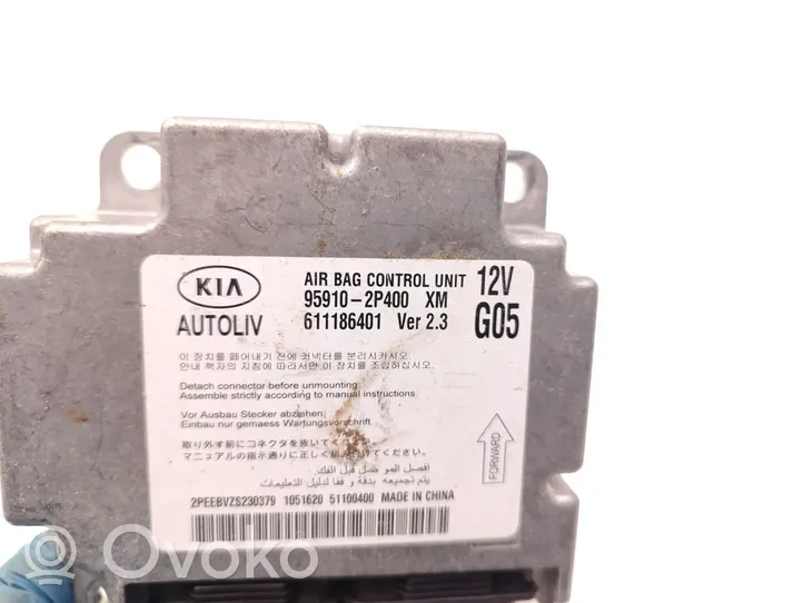 KIA Sorento Module de contrôle airbag 95910-2P400