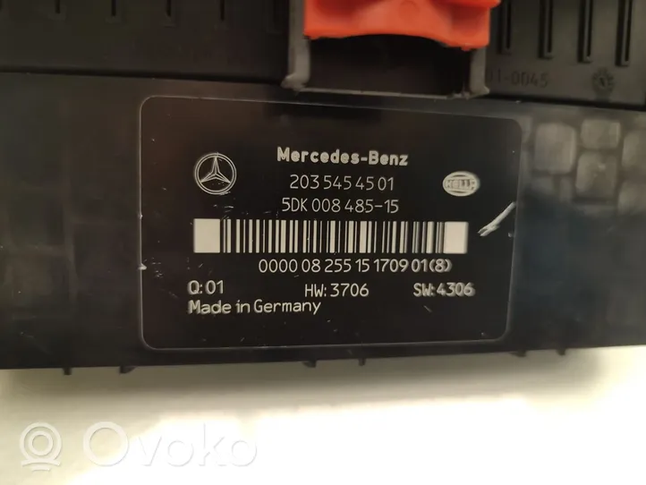 Mercedes-Benz CLK AMG A208 C208 Ramka / Moduł bezpieczników 2035454501