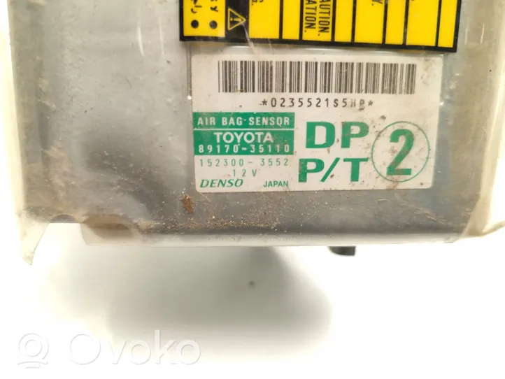 Toyota Hilux (N140, N150, N160, N170) Airbag control unit/module 89170-35110