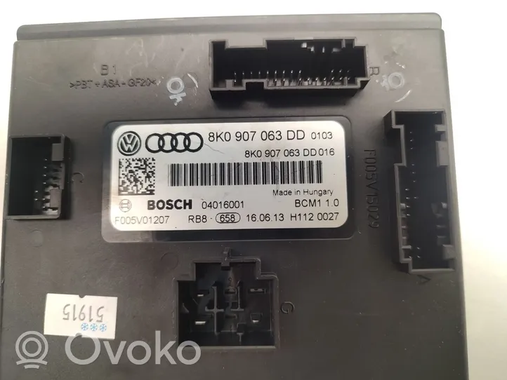 Audi A4 S4 B8 8K Module confort 8K0907063DD