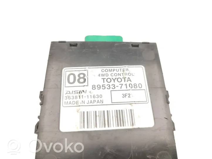 Toyota Hilux (AN10, AN20, AN30) Pavarų dėžės reduktorius (razdatkės) valdymo blokas 89533-71080