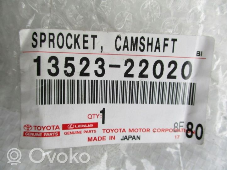 Toyota Auris 150 Koło zębate łańcucha rozrządu 1352322020