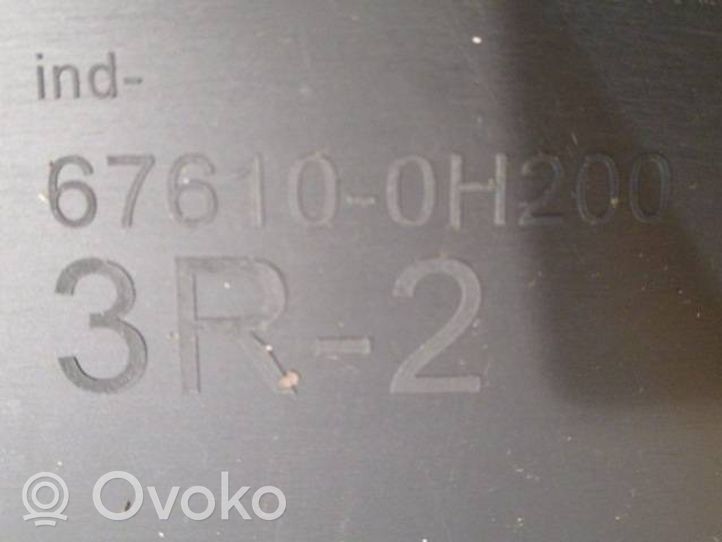 Citroen C1 Priekšējo durvju apdare 676100H200