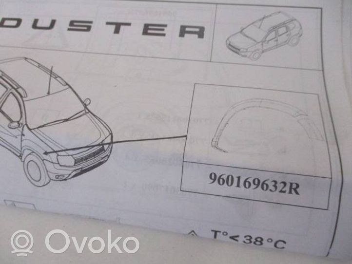 Dacia Duster Lokasuojan lista (muoto) 960169632R