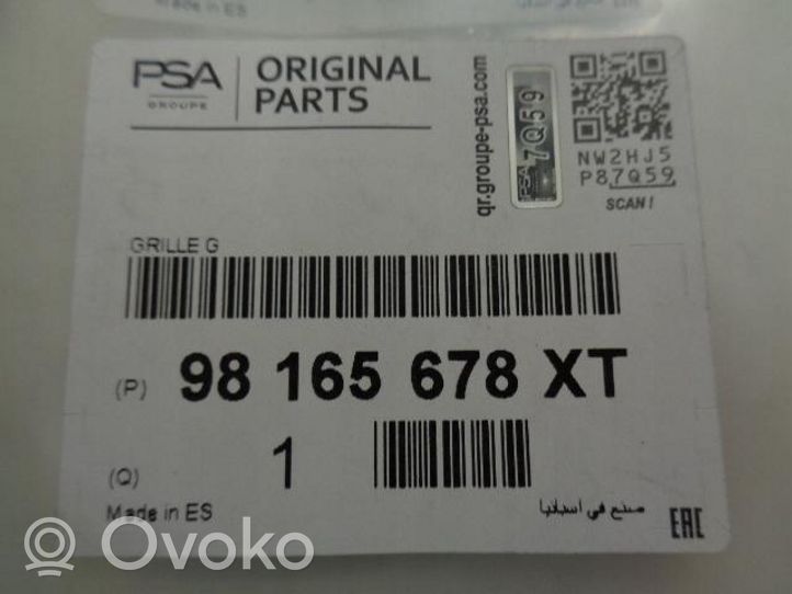 Peugeot Rifter Moldura del limpia 9816604380 98165678XT 981