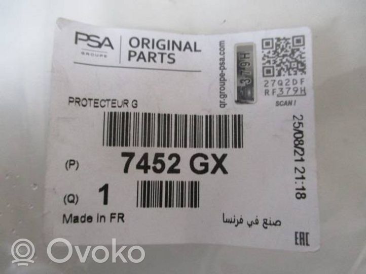 Peugeot 307 Moulure de pare-chocs avant 9653414777