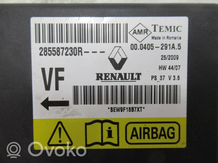 Renault Megane III Module de contrôle airbag 285587230R