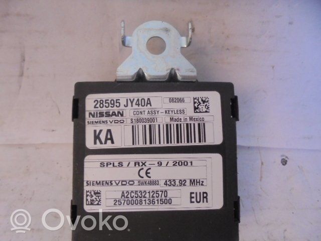 Renault Koleos I Beraktės sistemos KESSY (keyless) valdymo blokas/ modulis 28595JY40A