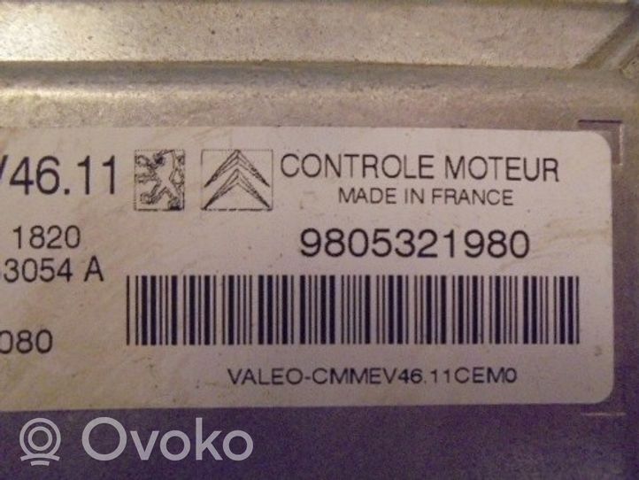 Peugeot 208 Kit calculateur ECU et verrouillage 9805321980