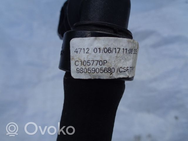 Toyota Proace Moottorin vesijäähdytyksen putki/letku 9805905680