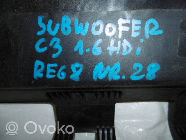 Citroen C3 Subwoofer-bassokaiutin 