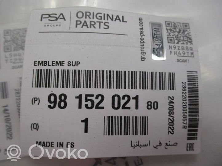 Citroen C4 Grand Picasso Oberes Gitter vorne 9815201880 9815202180