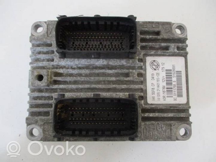 Fiat Panda III Unité de commande, module ECU de moteur 51926691