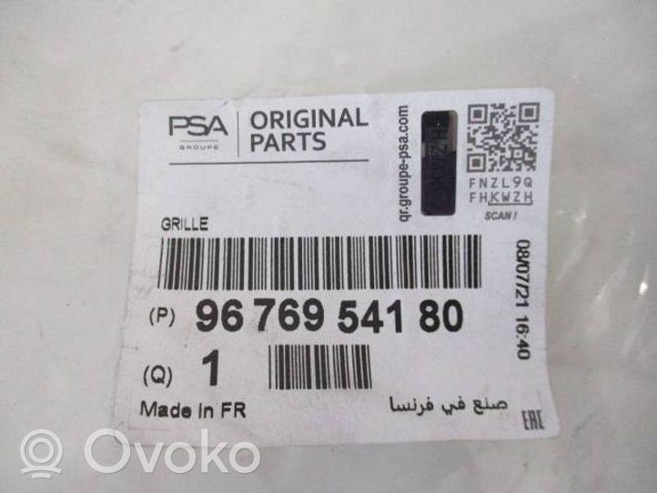 Peugeot 301 Griglia superiore del radiatore paraurti anteriore 9676954180