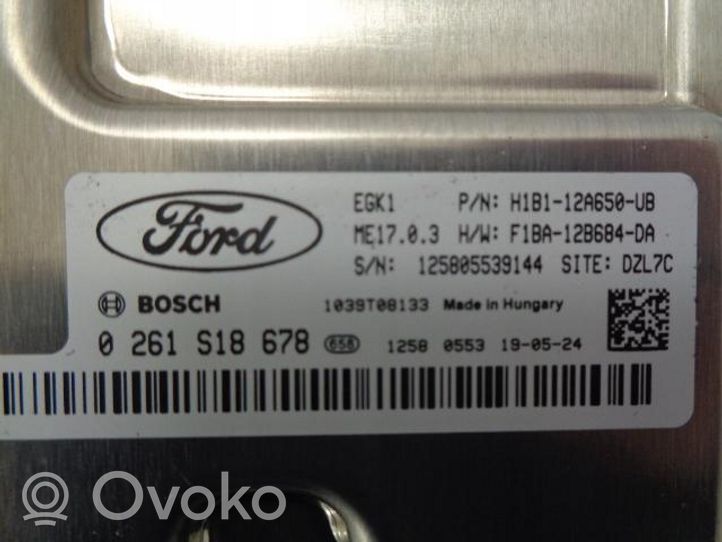 Ford Fiesta Kit centralina motore ECU e serratura 