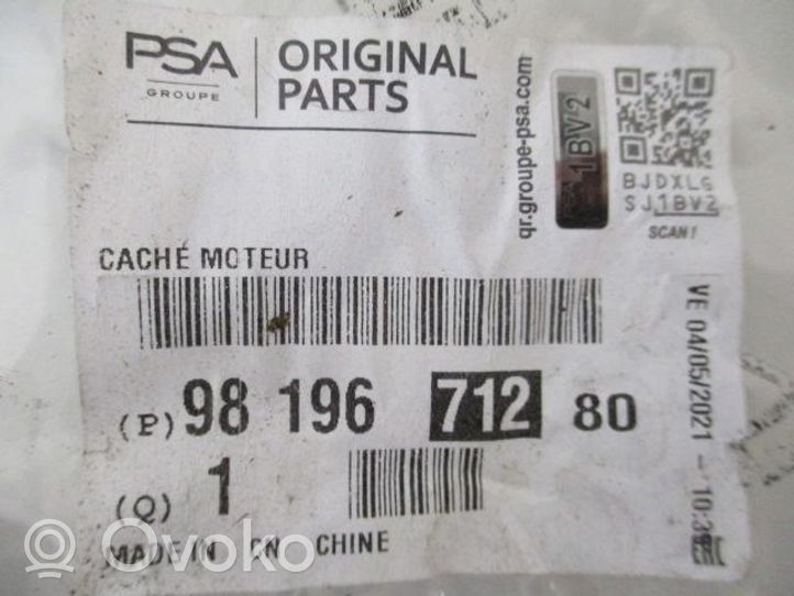 Peugeot 508 II Osłona górna silnika 9819671280