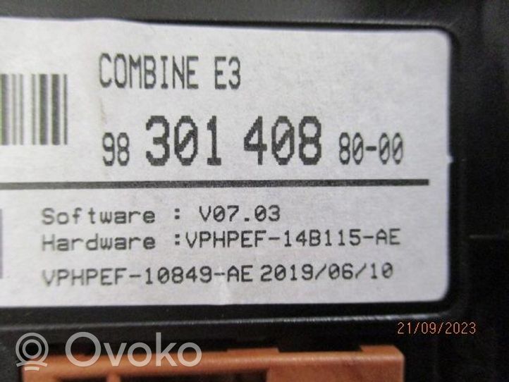 Citroen C4 III e-C4 Monitori/näyttö/pieni näyttö 9830140880