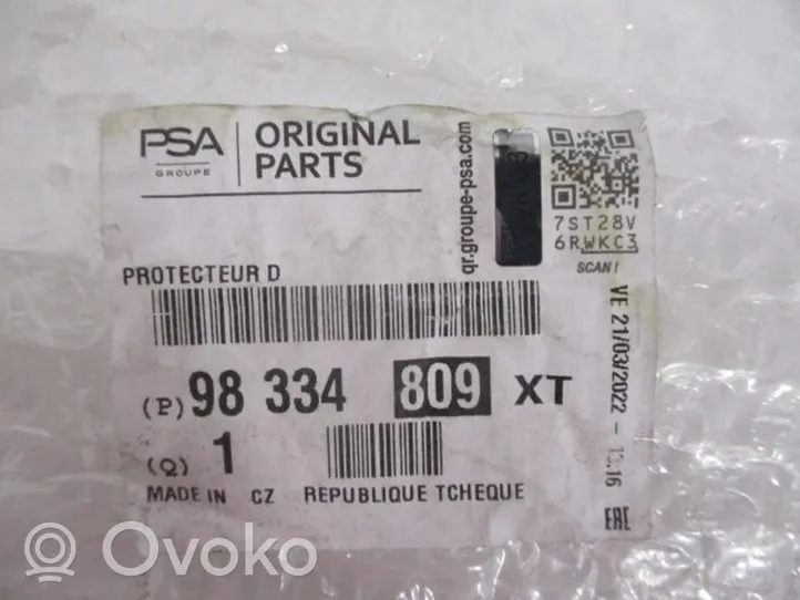 Citroen C3 Moulure de porte avant 98334809XT