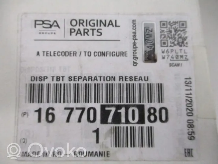 Peugeot 307 Module de contrôle de batterie 1677071080