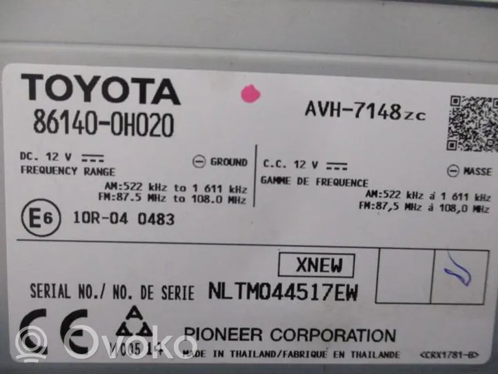 Toyota Aygo AB40 Panel / Radioodtwarzacz CD/DVD/GPS 861400H020