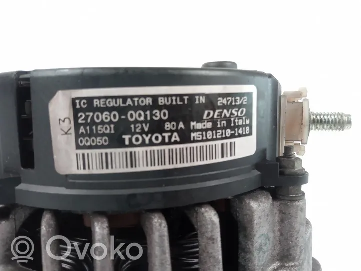 Toyota Aygo AB10 Alternator 270600Q130