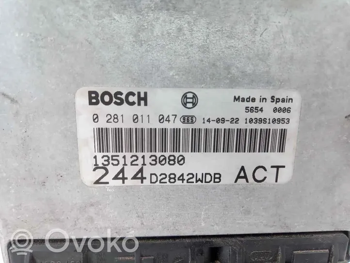 Fiat Ducato Sterownik / Moduł ECU 0281011047