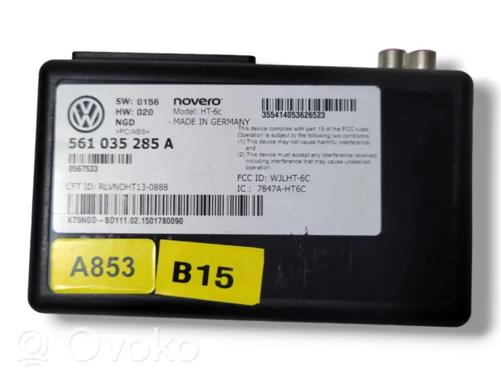 Volkswagen Jetta VI GPS navigation control unit/module 561035285A