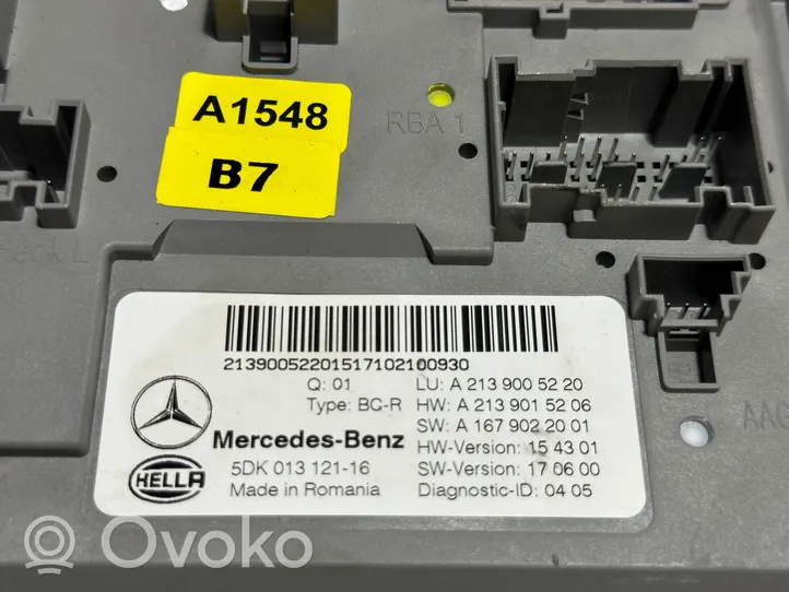 Mercedes-Benz E W213 Mukavuusmoduuli A2139005220