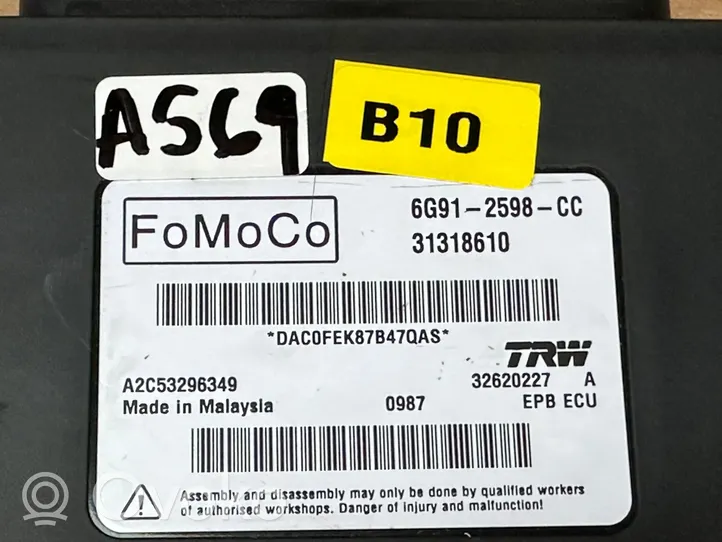 Volvo XC60 Brake system control unit/module 6G912598CC