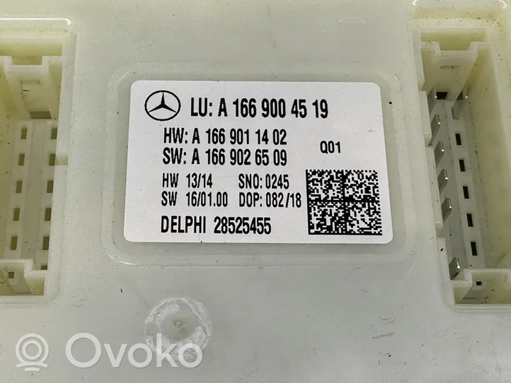 Mercedes-Benz GLE (W166 - C292) Muut ohjainlaitteet/moduulit A1669004519