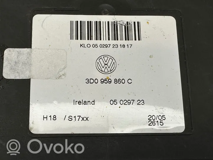 Volkswagen Phaeton Mukavuusmoduuli 3D0959860C