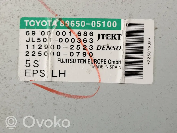 Toyota Avensis T270 Centralina/modulo servosterzo 8965005100