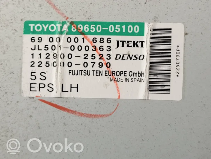 Toyota Avensis T270 Unité de commande / calculateur direction assistée 8965005100