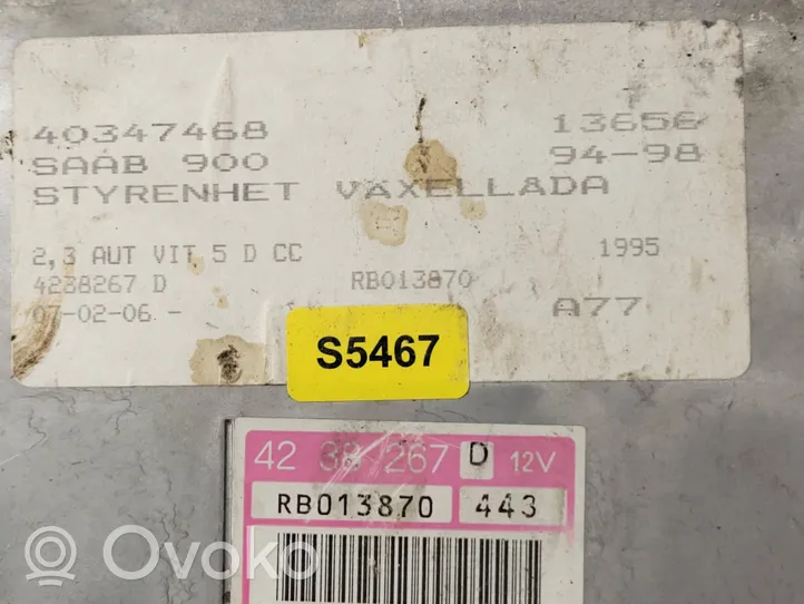 Saab 900 Module de contrôle de boîte de vitesses ECU 4238267