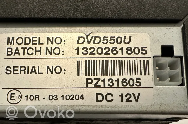 Audi A6 S6 C6 4F Radio/CD/DVD/GPS-pääyksikkö DVD550U