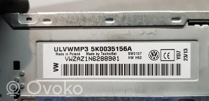 Volkswagen Caddy Moduł / Sterownik dziku audio HiFi 5K0035156A