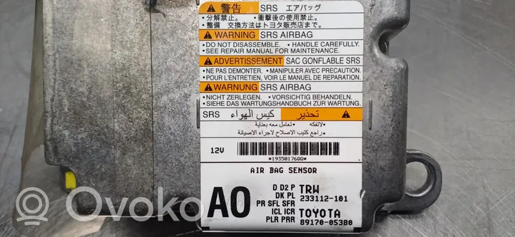 Toyota Avensis T270 Poduszki powietrzne Airbag / Komplet 5530205100C0