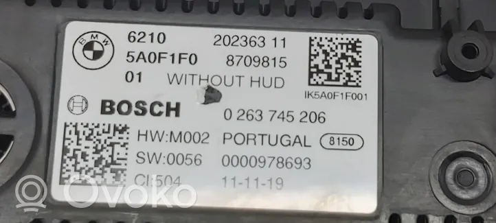 BMW X3 G01 Tachimetro (quadro strumenti) 62105A0F1F0