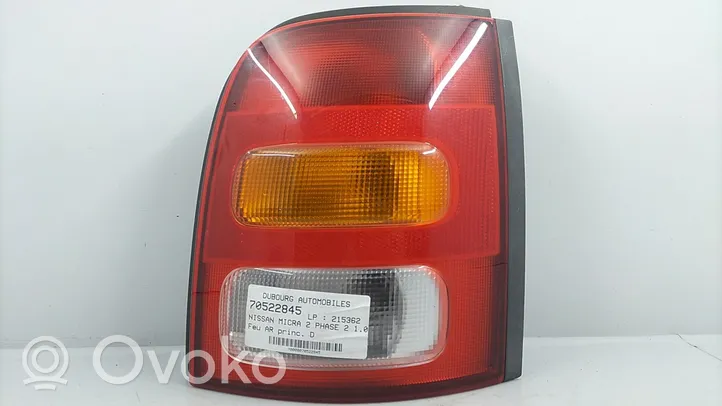 Nissan Micra Lampa tylna 265506F600