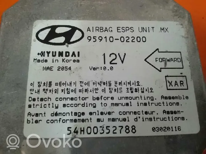 Hyundai H-1, Starex, Satellite Sterownik / Moduł Airbag 9591002200