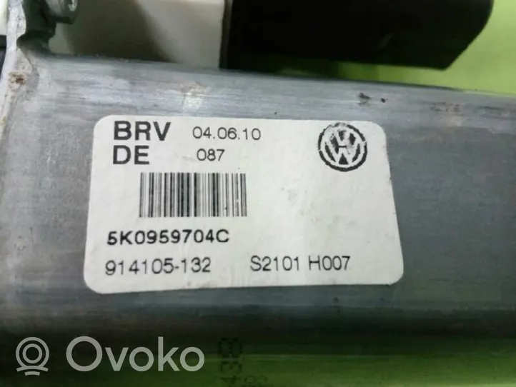 Volkswagen Golf VI Galinis varikliukas langų pakėlėjo 5K0959704C