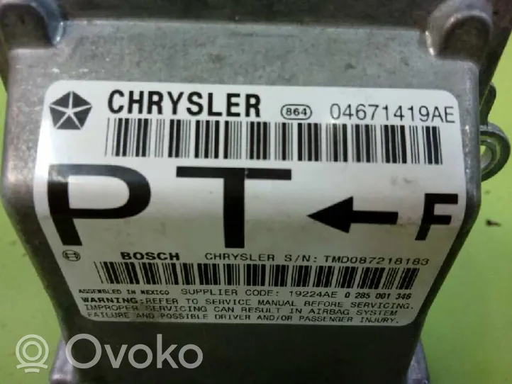 Chrysler PT Cruiser Airbag control unit/module 04671419AE