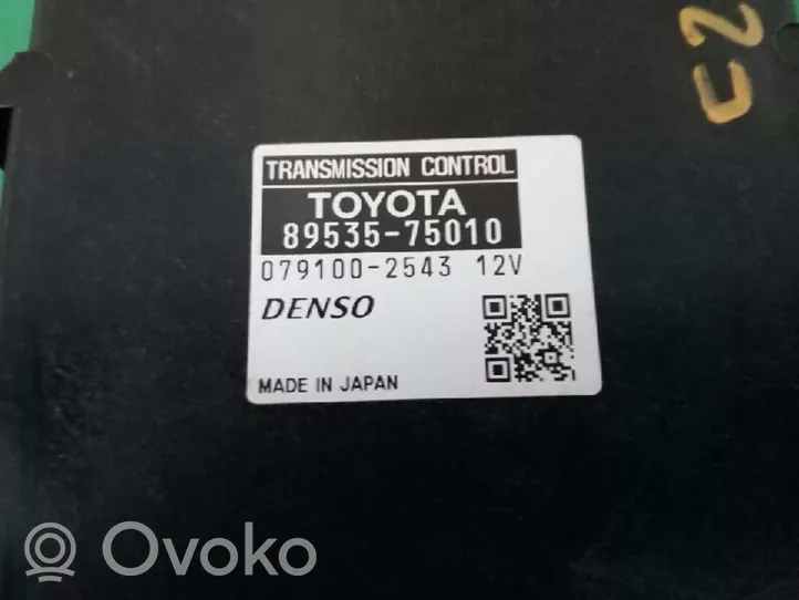 Toyota Auris 150 Sterownik / Moduł skrzyni biegów 8953575010