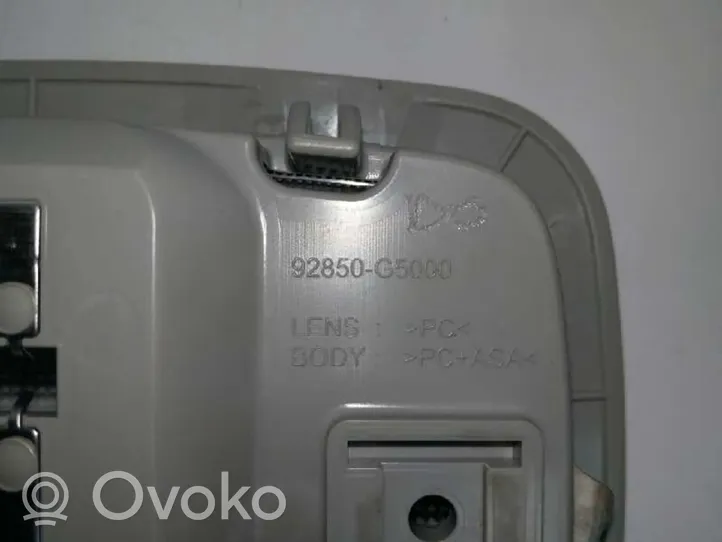 KIA Niro Panel oświetlenia wnętrza kabiny 92850G5000