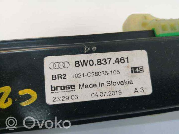 Audi A4 S4 B9 Elektryczny podnośnik szyby drzwi przednich 