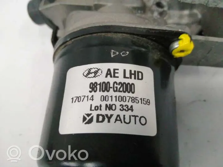 Hyundai Ioniq Front wiper linkage and motor 98100G2000