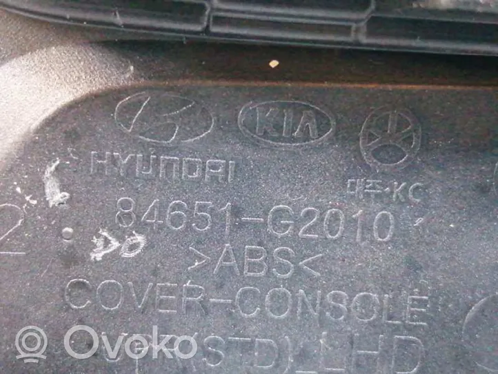 Hyundai Ioniq Osłona dźwigni hamulca ręcznego skóra / tkanina 84651G2010